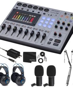 Grabadora de podcast multitrack Zoom PodTrak P8 + 2X