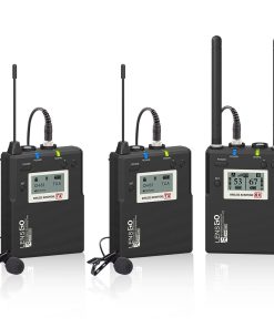 Micrófono de solapa inalámbrico LENSGO, micrófono de solapa