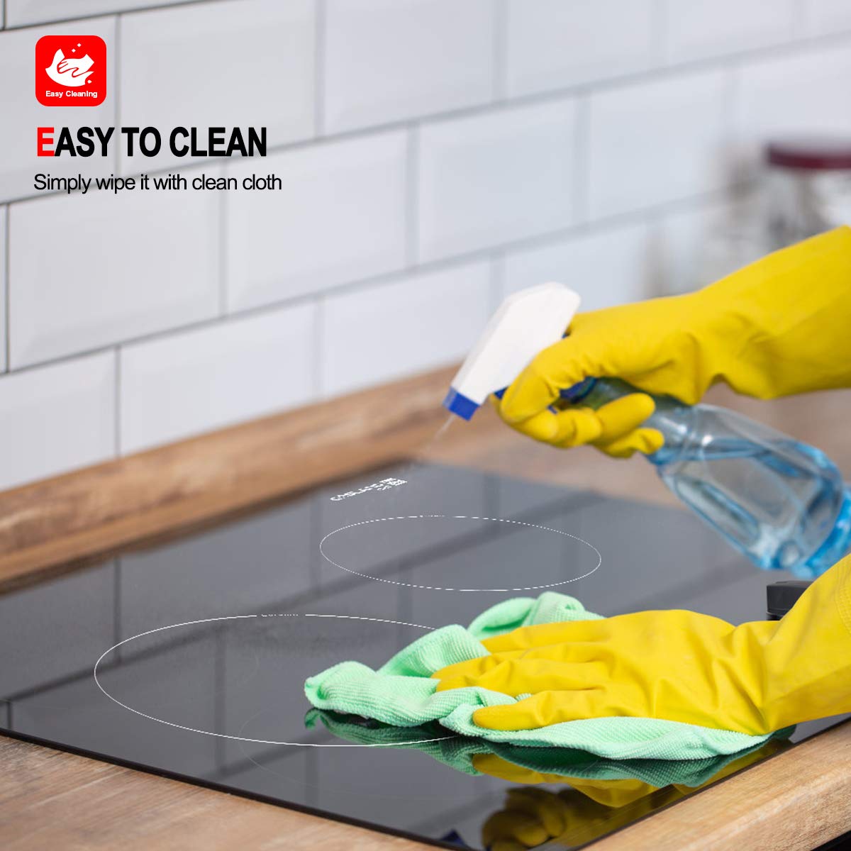 Placa de cocción eléctrica para departamento, GASLAND Chef - Imagen 4