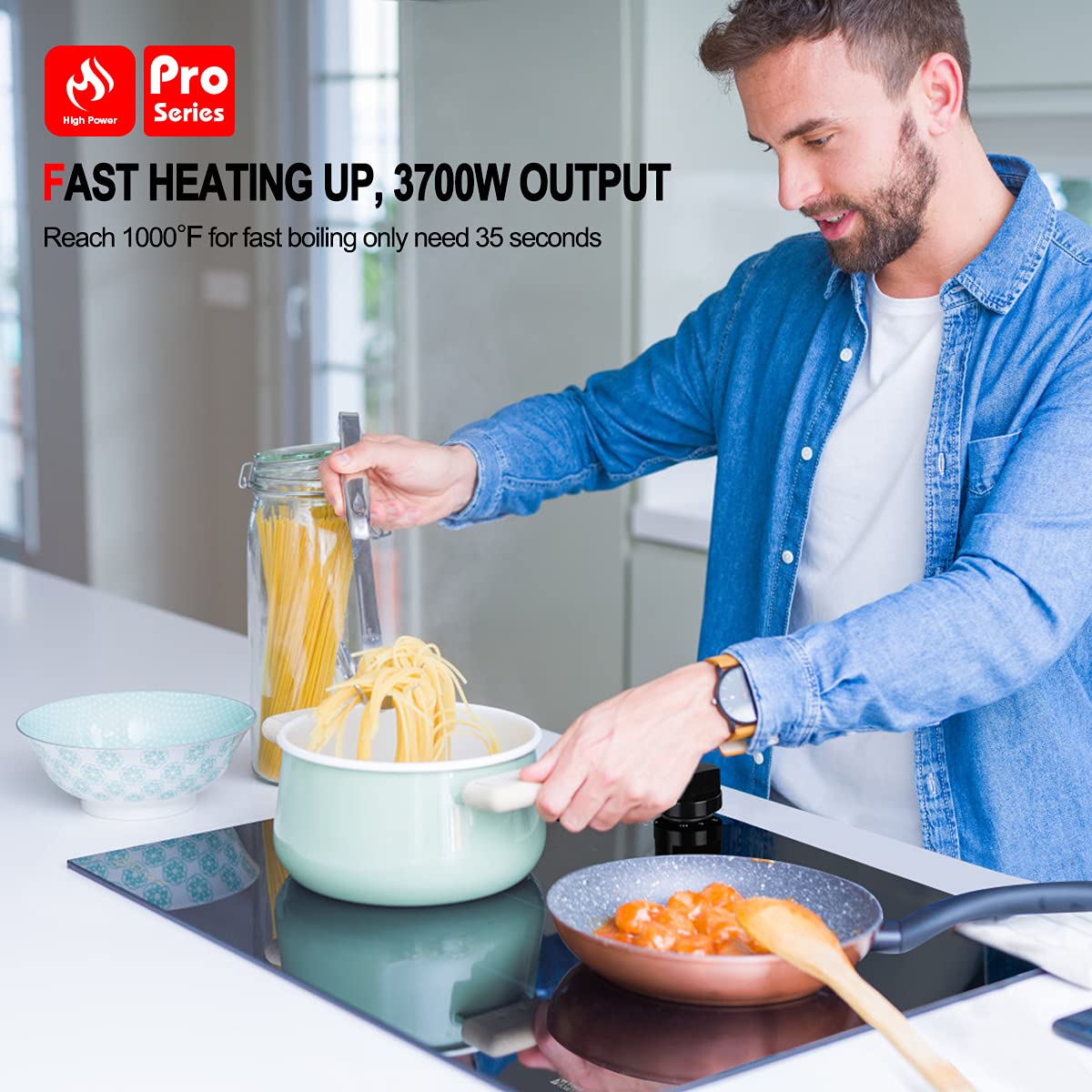 Placa de cocción eléctrica para departamento, GASLAND Chef - Imagen 5