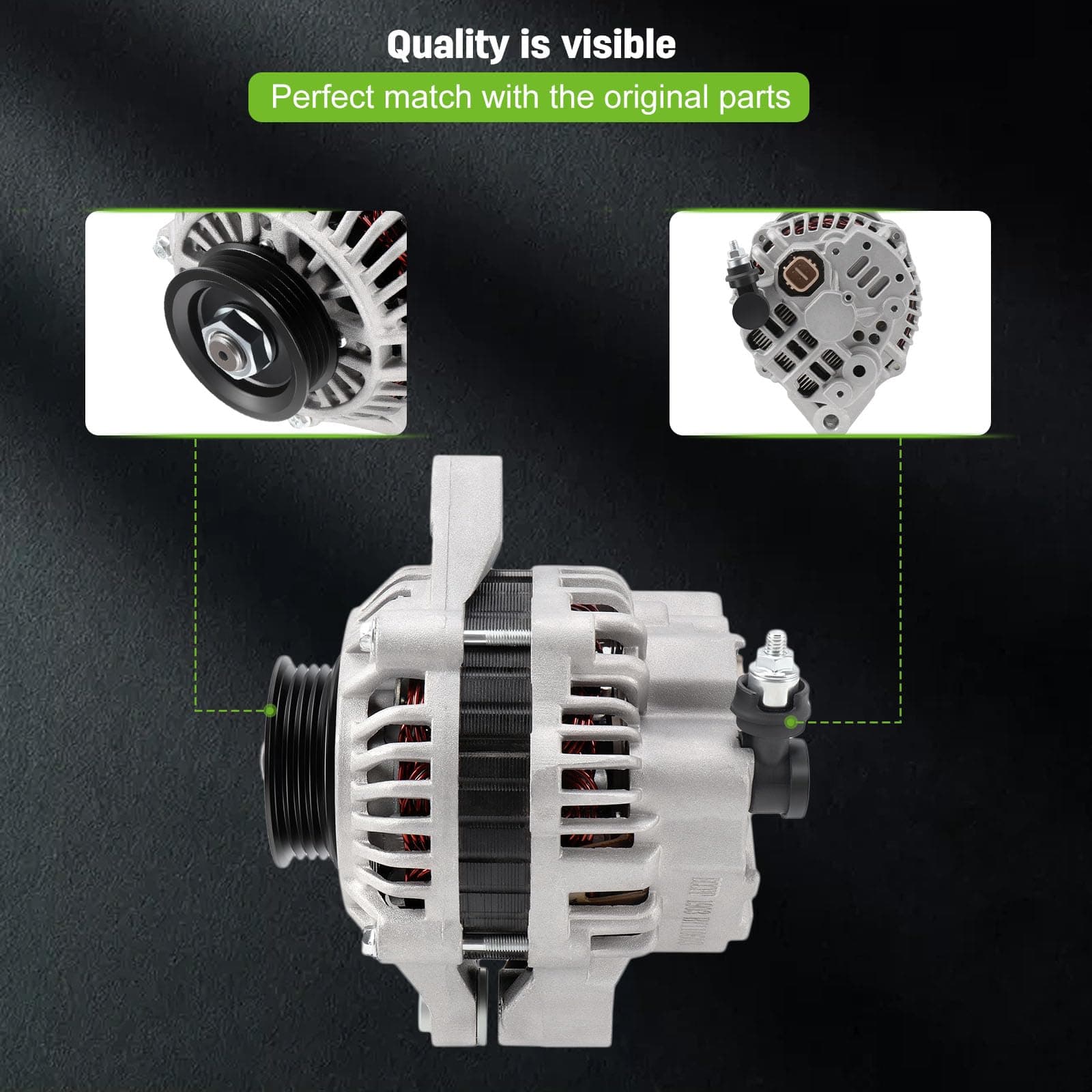 Nuevo Alternador de Reemplazo SCITOO para Honda Civic 1.7L - Imagen 6