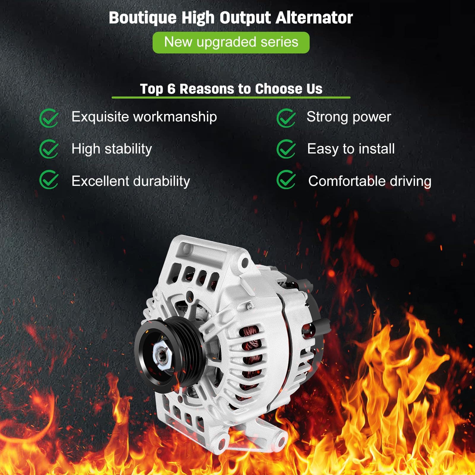 Alternador SCITOO OE Fit 2.2L 2.2 Para Pontiac Grand 2002 - Imagen 3