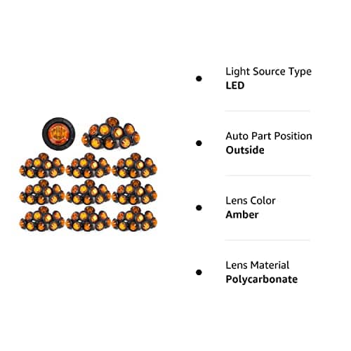 Luces Indicadoras de Marcador Lateral MADCATZ Amber 3/4" - Imagen 10