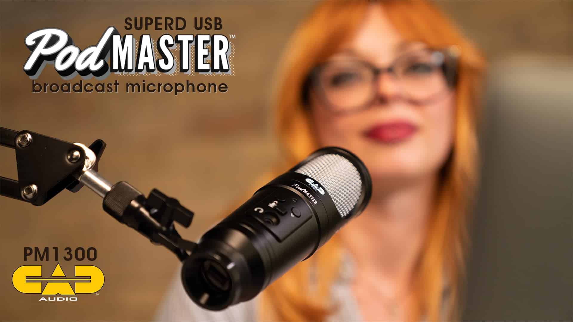 Micrófono Profesional CAD PM1300 PodMaster� SuperD usb para - Imagen 9