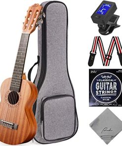 Ranch Guitalele Acústico de 28 pulgadas Profesional 6