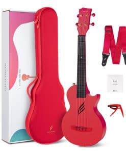 Ukelele Concierto Enya Nova U 23" de Fibra de Carbono -