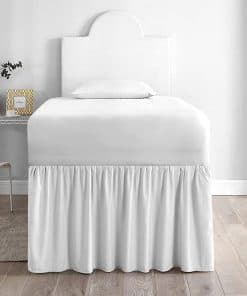 Faldón de cama para habitación universitaria, Faldón de