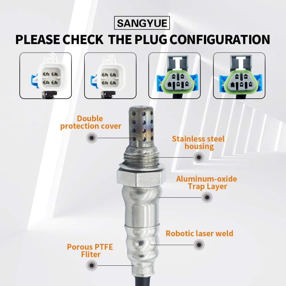 Sensor de oxígeno Sangyue 4X para GMC Acadia 3.6L - Imagen 4