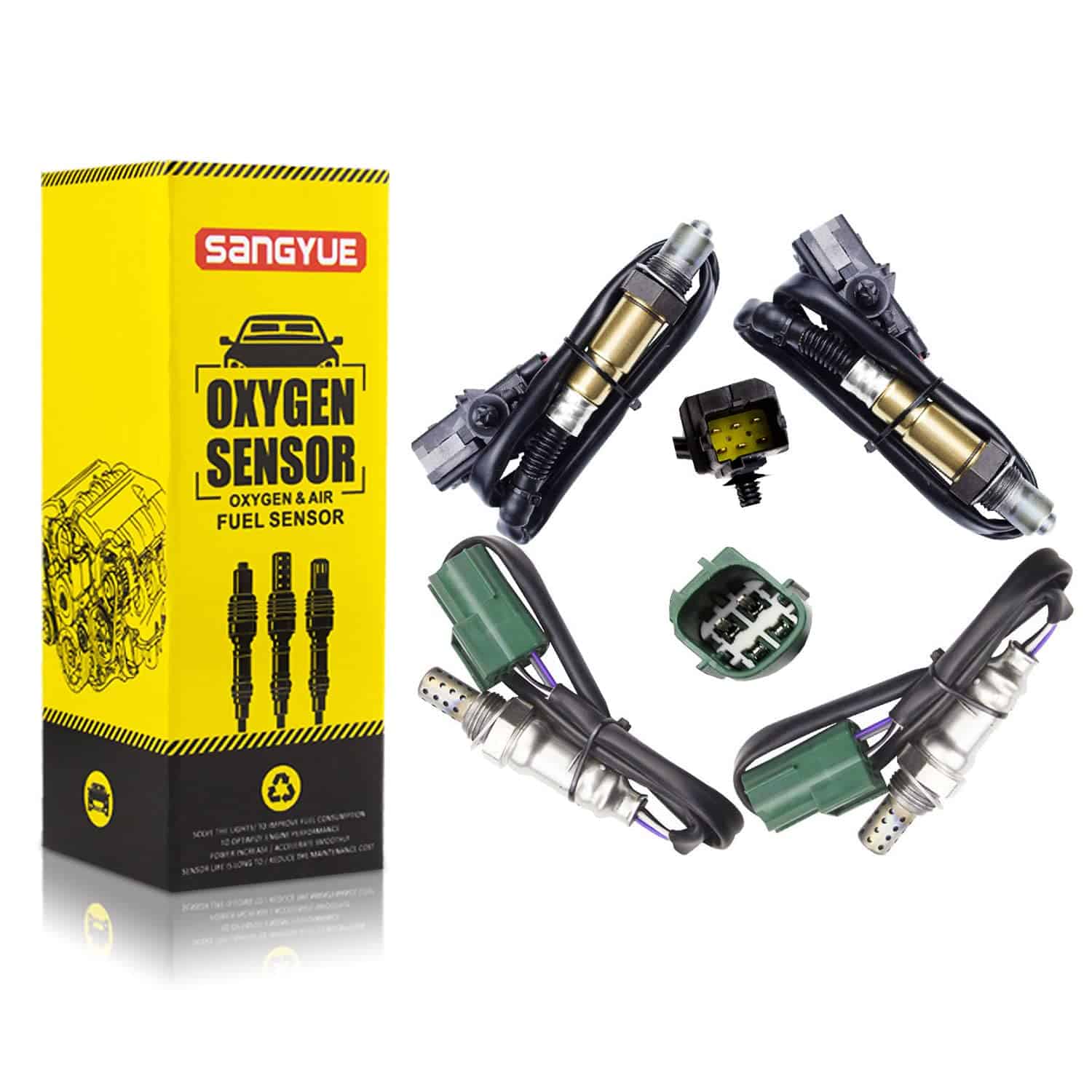 Sangyue 4X Sensor de Oxígeno para 2004 2005 2006 Infiniti