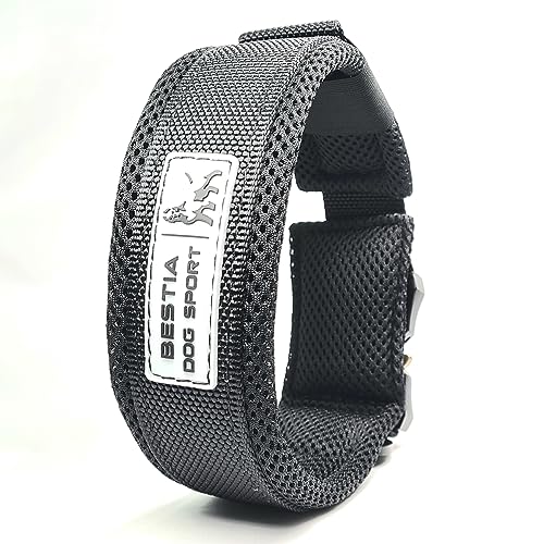 Collar de liberación rápida Bestia Dog Sport en negro