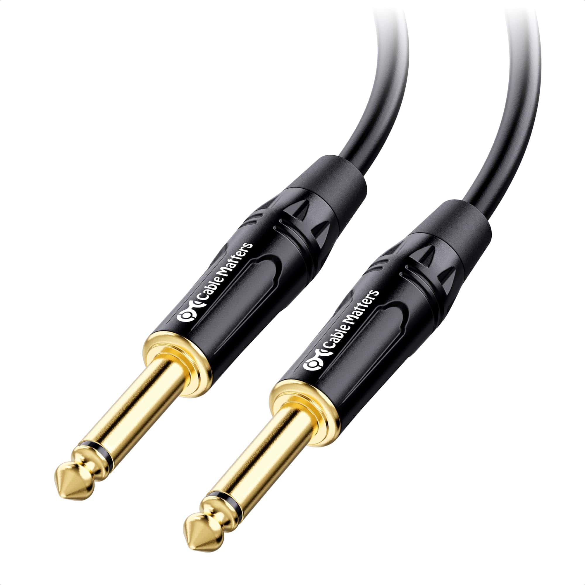 Cable Matters 2-Pack Cable de Guitarra eléctrica de 1/4 de