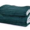Manta de Franela a Rayas Sherpa Mintra Home (Verde