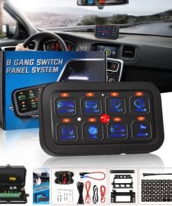 Panel de interruptores de 8 vías ALAVENTE, Sistema