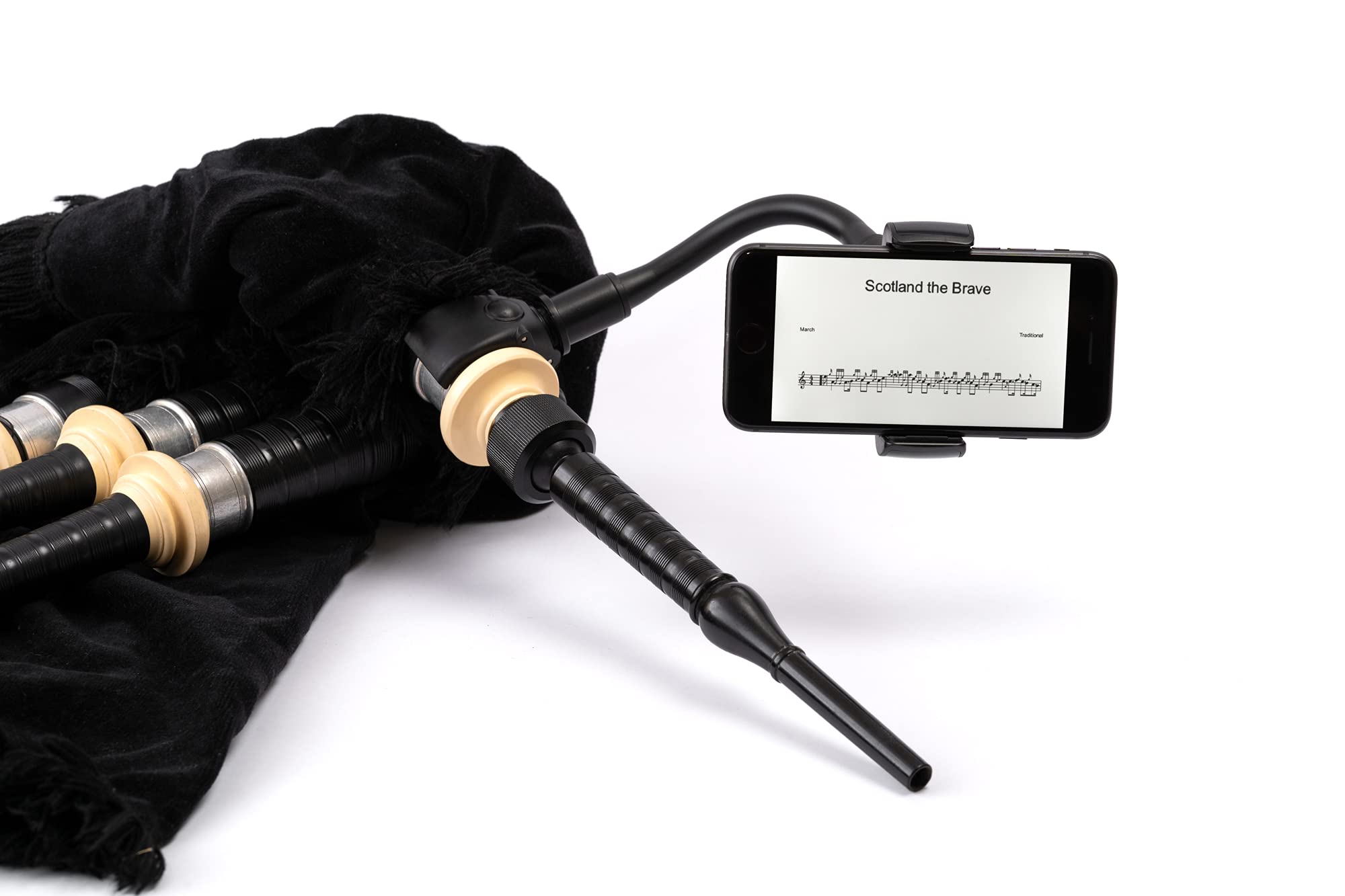 Soporte de Teléfono/Metrónomo para Gaita GlenCoe Bagpipes - Imagen 3