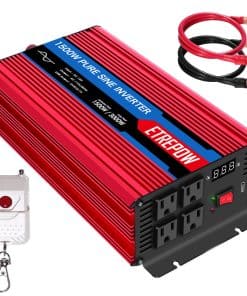 Inversor de Corriente Onda Sinusoidal Pura de 1500 Vatios /