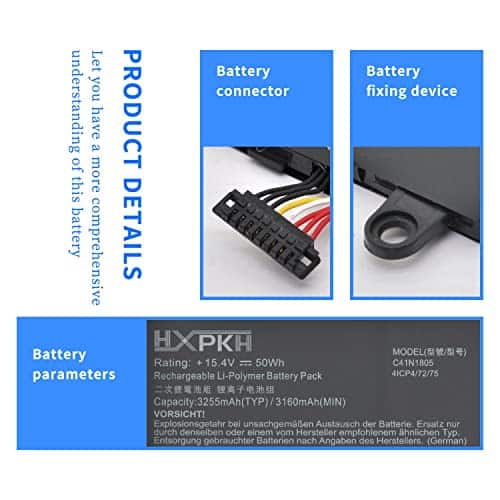 Batería HXPKH C41N1805 para ASUS ROG Zephyrus S GX531 - Imagen 4