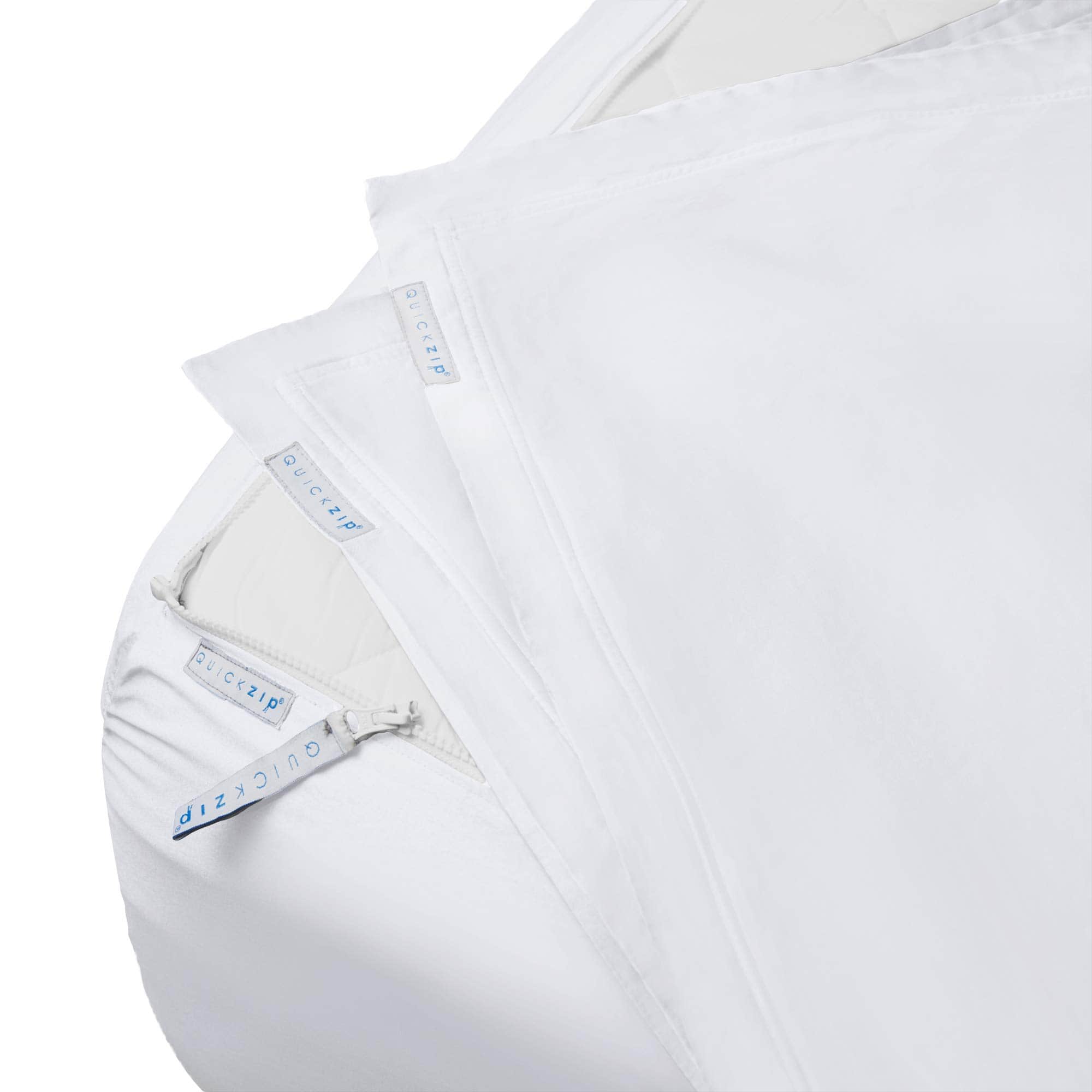 Conjunto de repuesto QuickZip Fitted -Blanco (Percal)