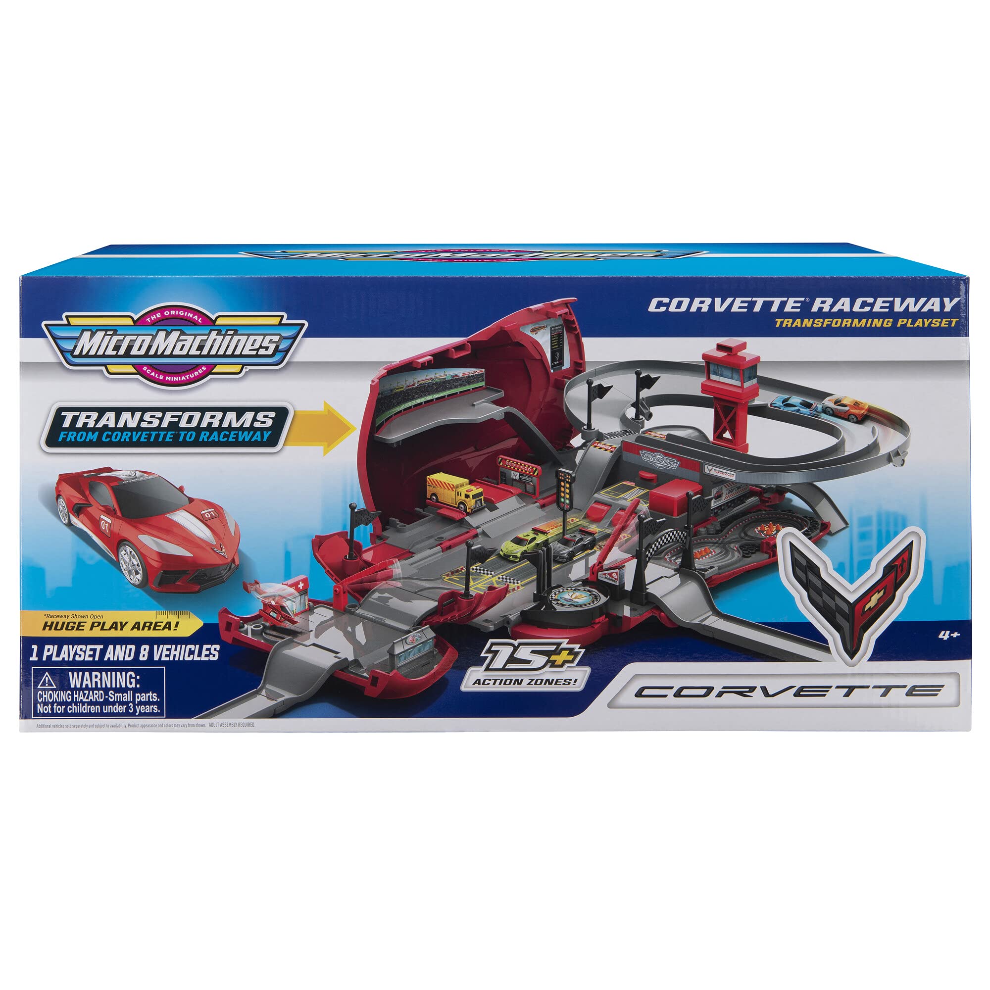 Micro Machines Corvette Raceway Transformando Corvette en - Imagen 3