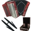 Paquete de Acordeón Alacran AL3112: 31 Botones, 12 Bajos