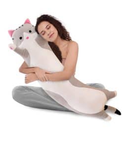 WUYU Lindo Peluche de gato muñeca linda de dibujos animados