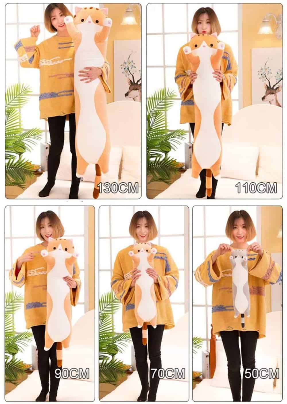 Muñeco de Gato de Peluche Encantador WUYU, Lindo Juguete de - Imagen 10