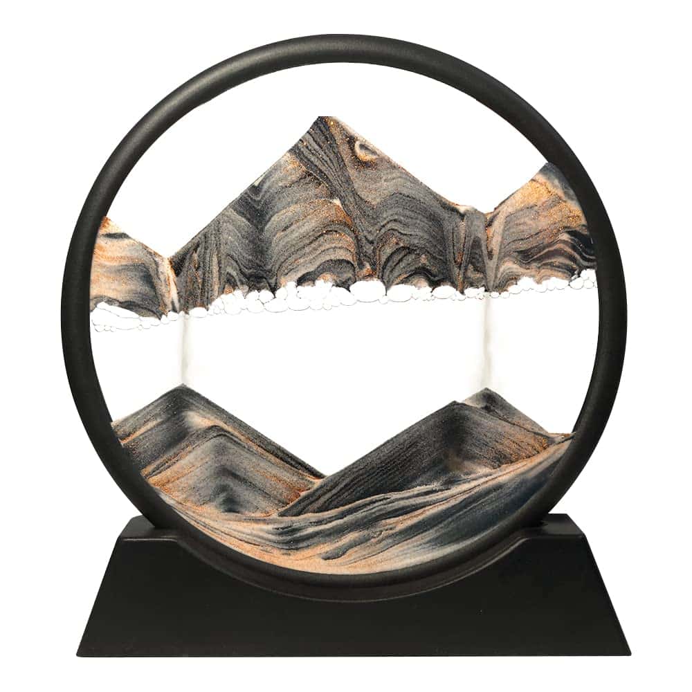 Cuadro de Arte de Arena en Movimiento, Paisajes de Arena en