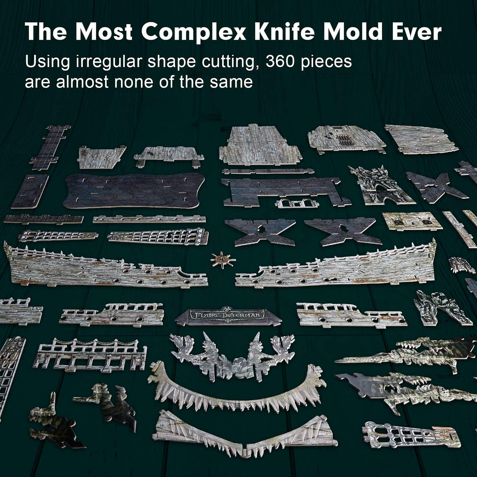 Rompecabezas 3D CubicFun para Adultos Barco Pirata - Imagen 6