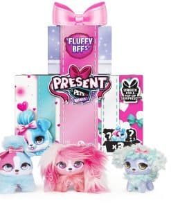 Present Pets Minis, Fluffy BFFs 3-Pack de Juguetes de