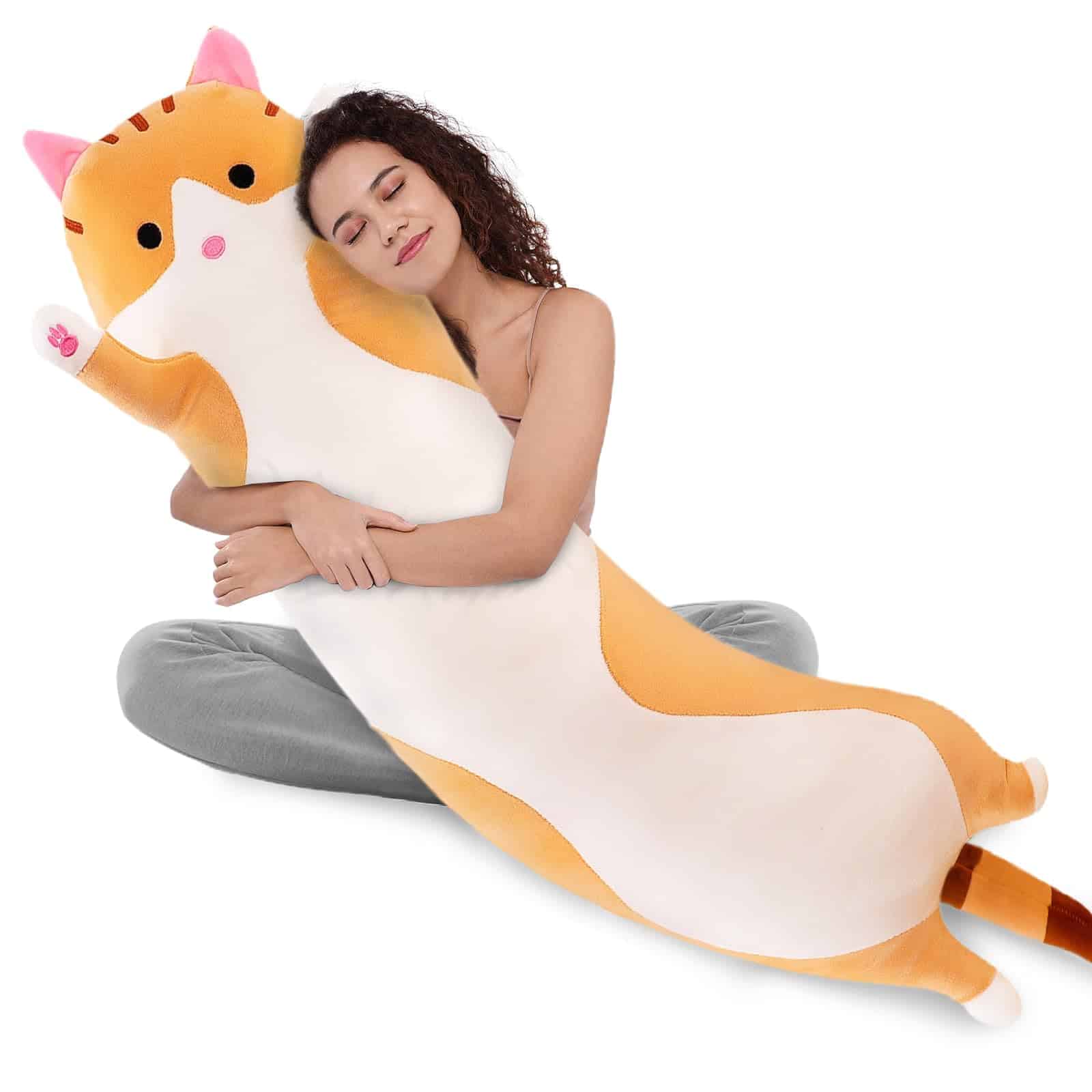 WUYU Precioso Peluche de Gato Muñeca Linda Suave de Dibujos