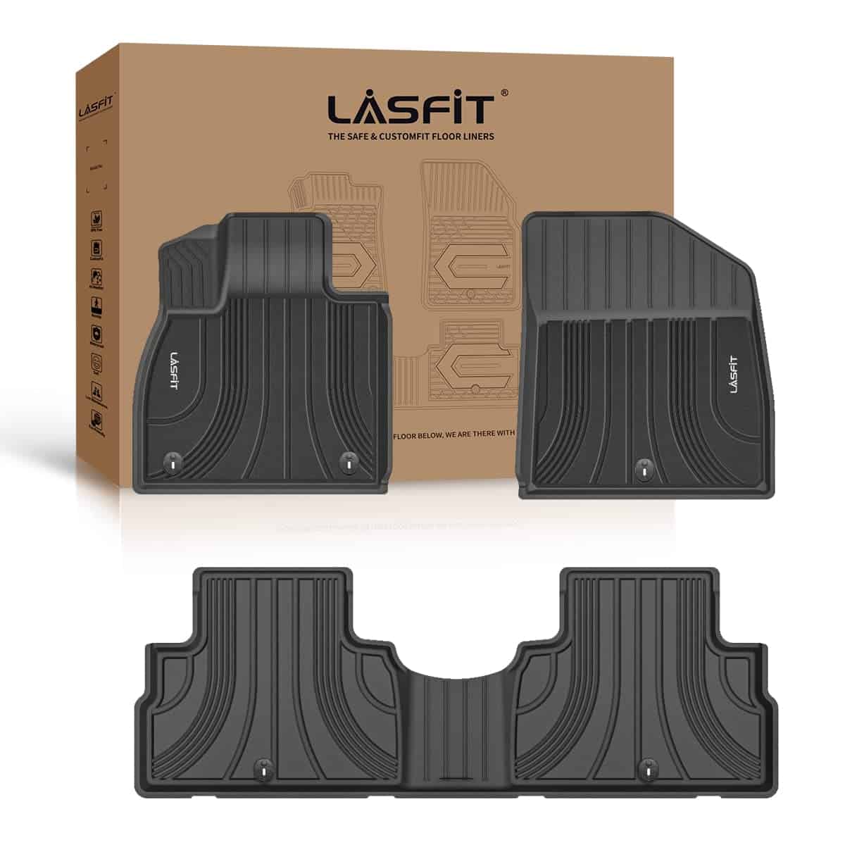 Tapetes para Piso LASFIT 2020-2024 para Hyundai Palisade,