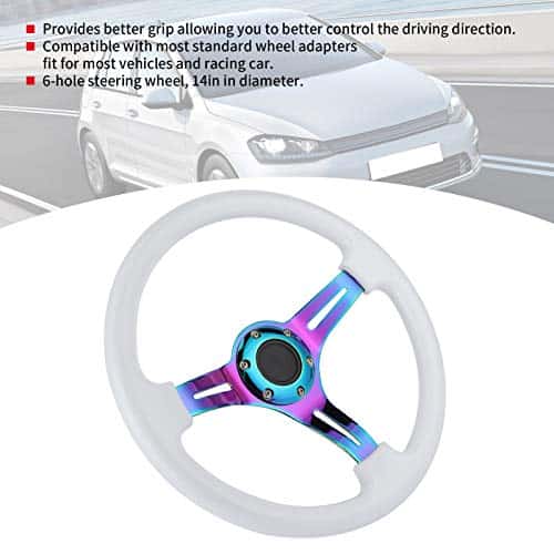 Volante, Volante de Carreras de 14 pulgadas con 6 Orificios - Imagen 6