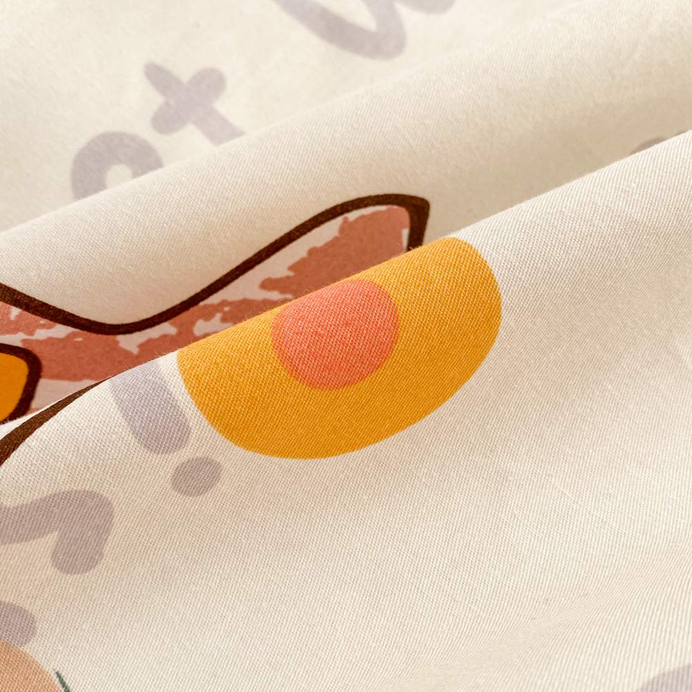 BlueBlue Juego de Funda Nórdica Twin 100% Algodón para - Imagen 6