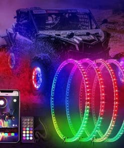 Kit de luces de aro de rueda de doble cara Beatto de 15.5