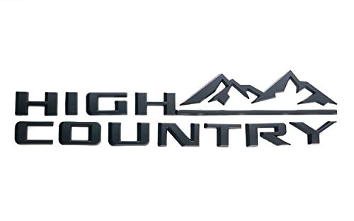 Conjunto de 4 emblemas 3D High Country Duamax 2019-2021 - Imagen 5