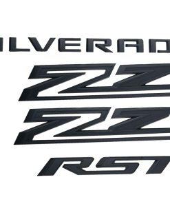 Conjunto de 4 Piezas de Emblema de Letras Silverado RST Más