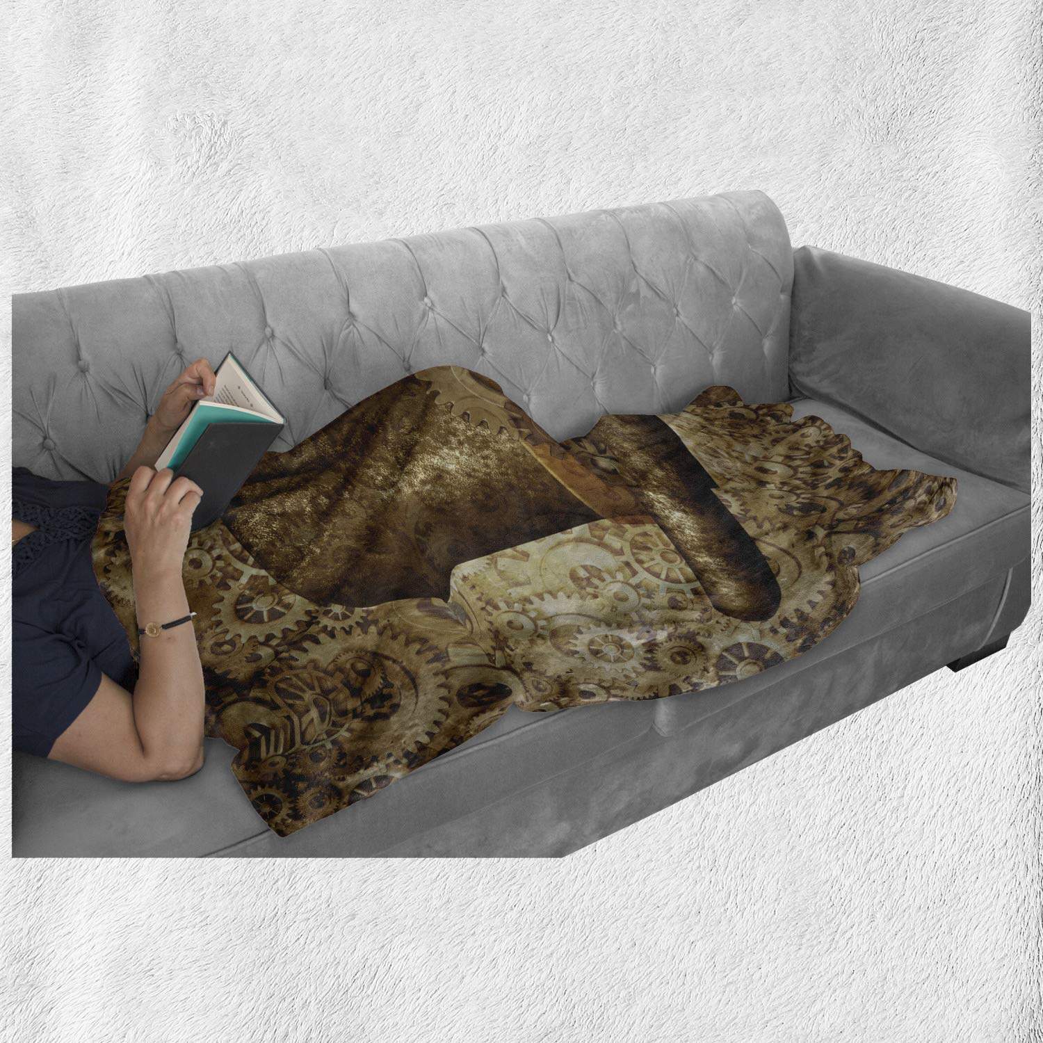 Manta de tiro Lunarable Victorian, Sombrero Steampunk - Imagen 7