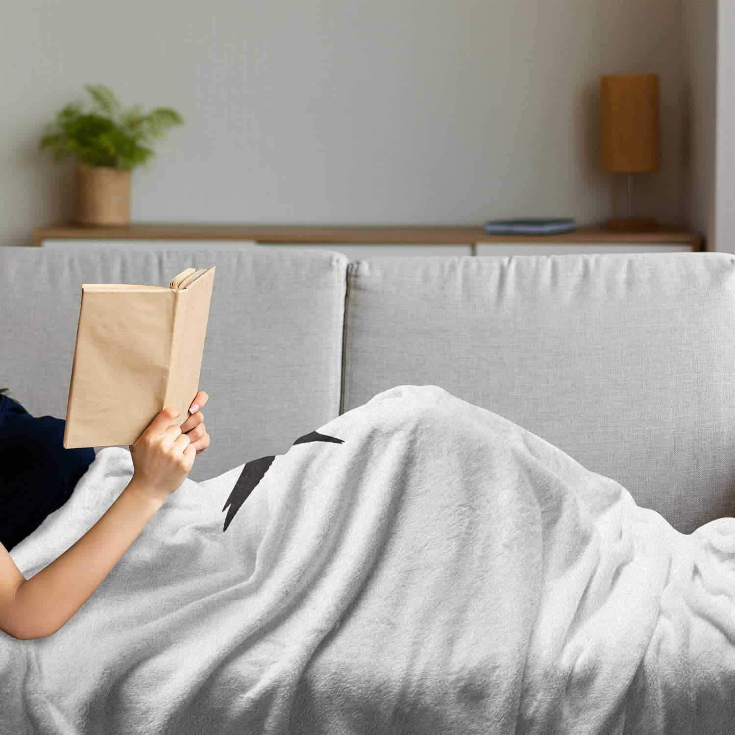 Manta de Lana Lunarable Hummingbirds, Arte Floral con - Imagen 5