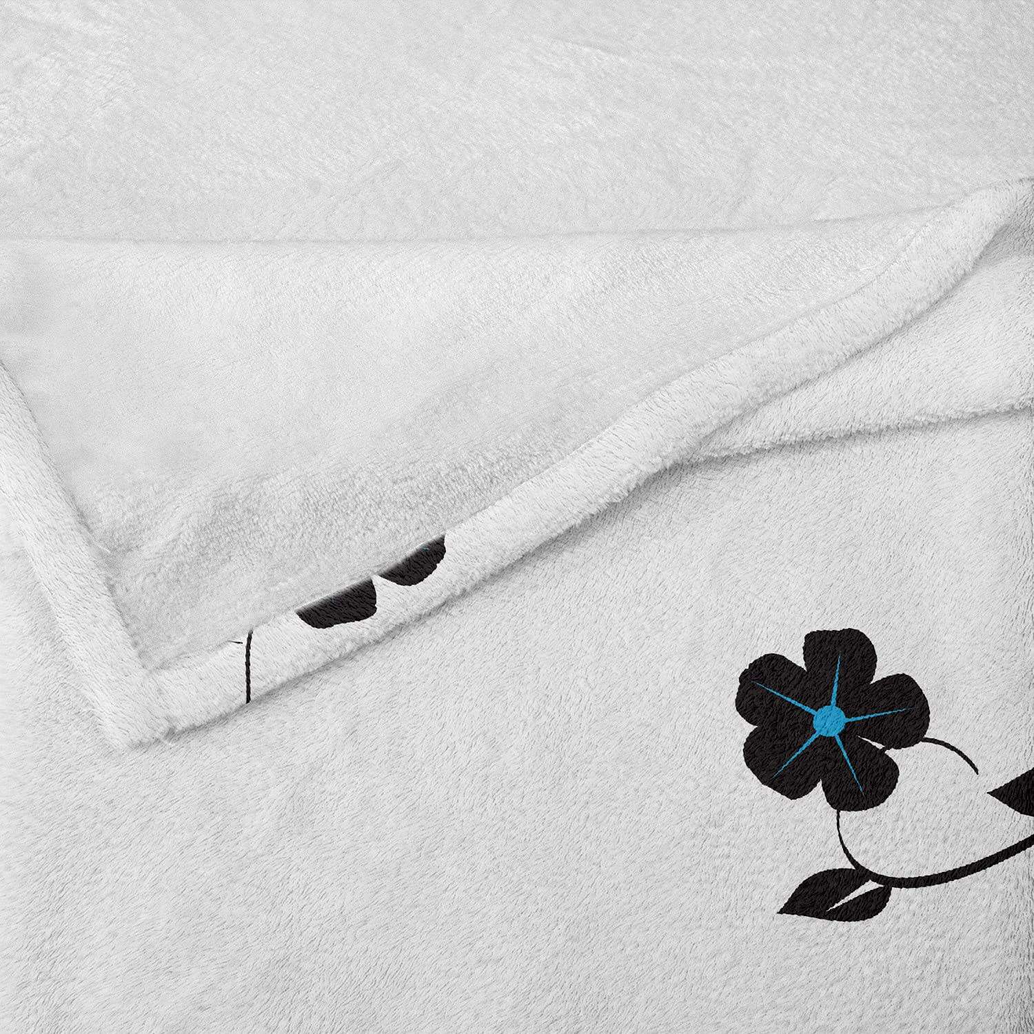 Manta de Lana Lunarable Hummingbirds, Arte Floral con - Imagen 7