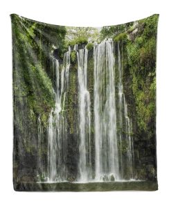 Manta de Lana Lunarable Waterfall, Paisaje de Cascadas