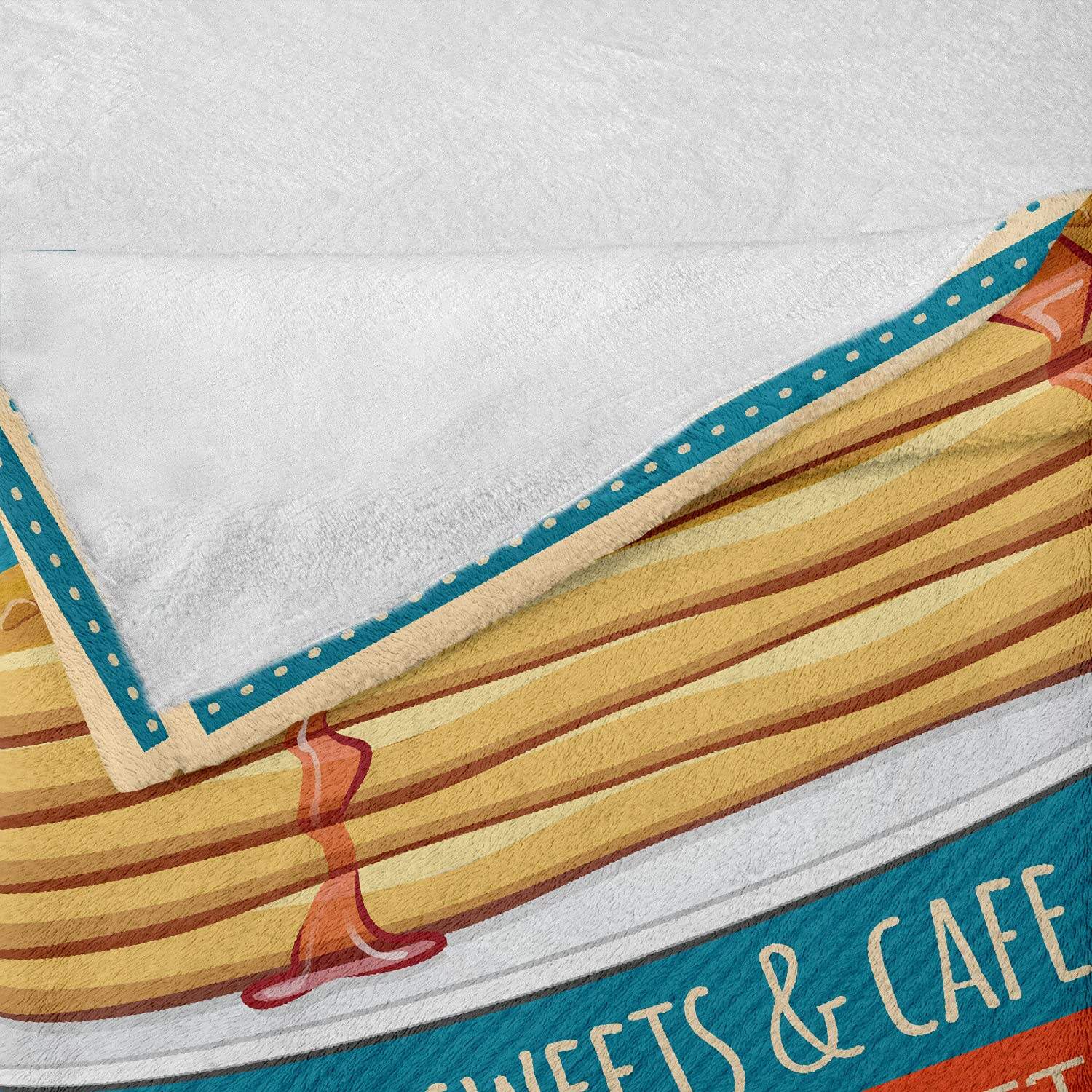 Manta de Lana Lunarable Vintage, Deliciosos Hot Cakes y - Imagen 7