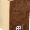 Cajon de madera burl Meinl Percussion Snarecraft con snares