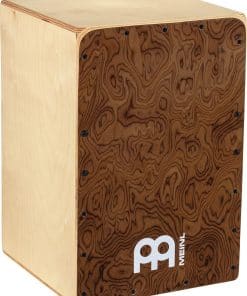 Cajon de madera burl Meinl Percussion Snarecraft con snares