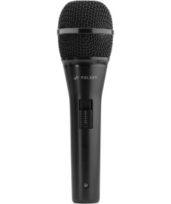 Micrófono dinámico profesional de mano Polsen M-85-B (Negro)