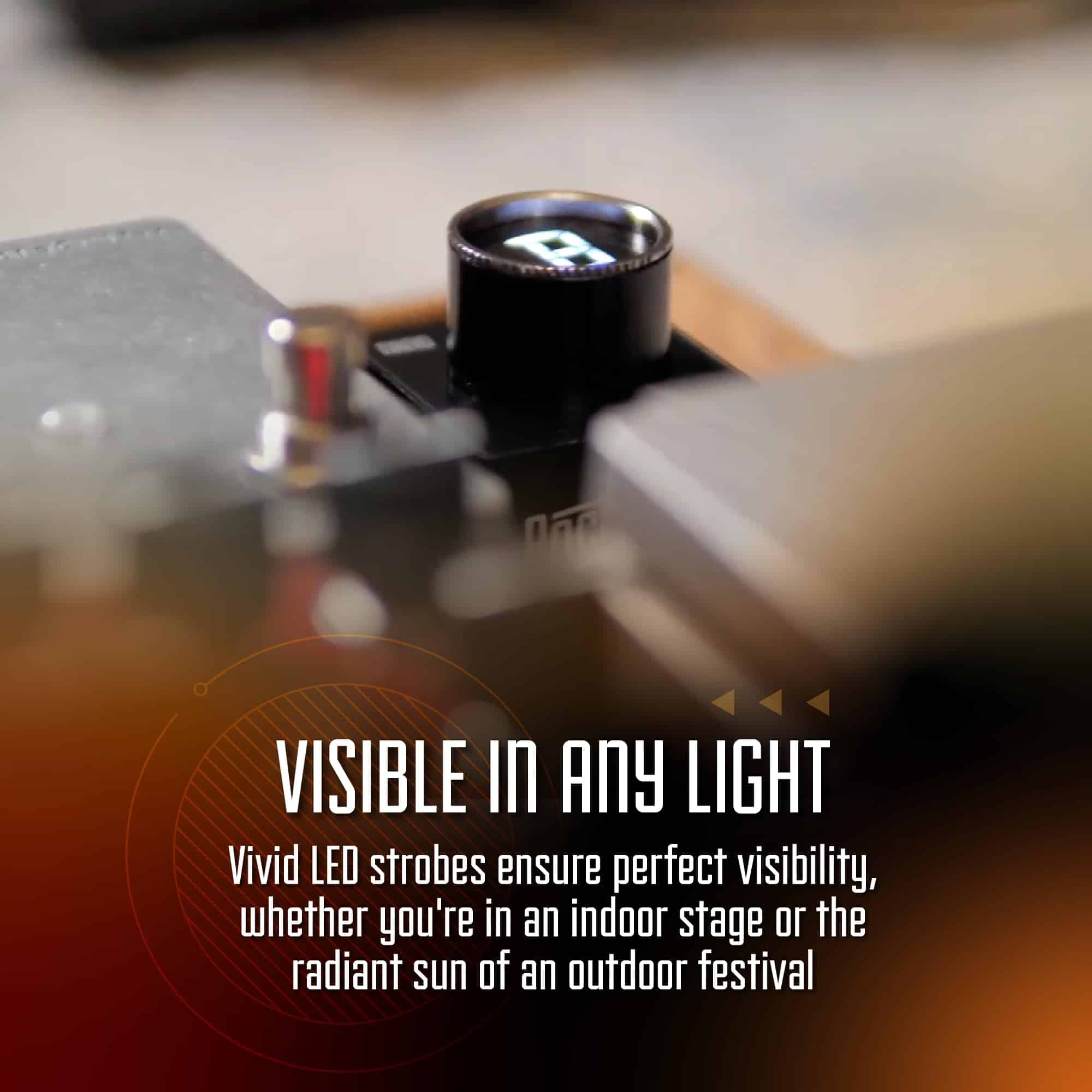 Pedal Afinador de Guitarra Eléctrica Rock Stock Nano - - Imagen 7