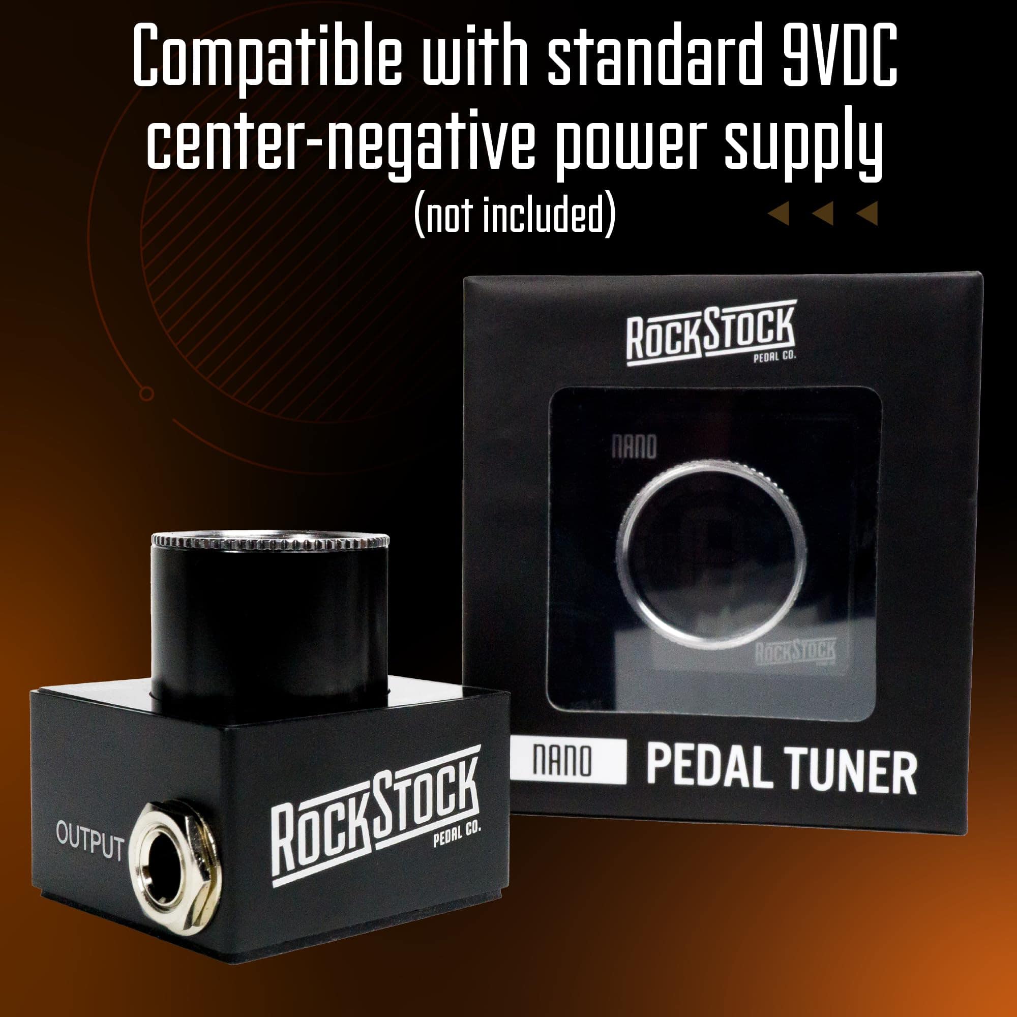 Pedal Afinador de Guitarra Eléctrica Rock Stock Nano - - Imagen 8