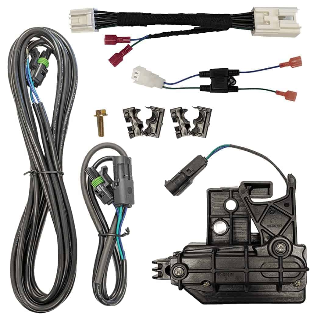 POP & LOCK - Cerradura de portón eléctrico con arnés de