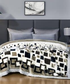 Manta de Plush de Invierno Cálido Tamaño King, Suave y