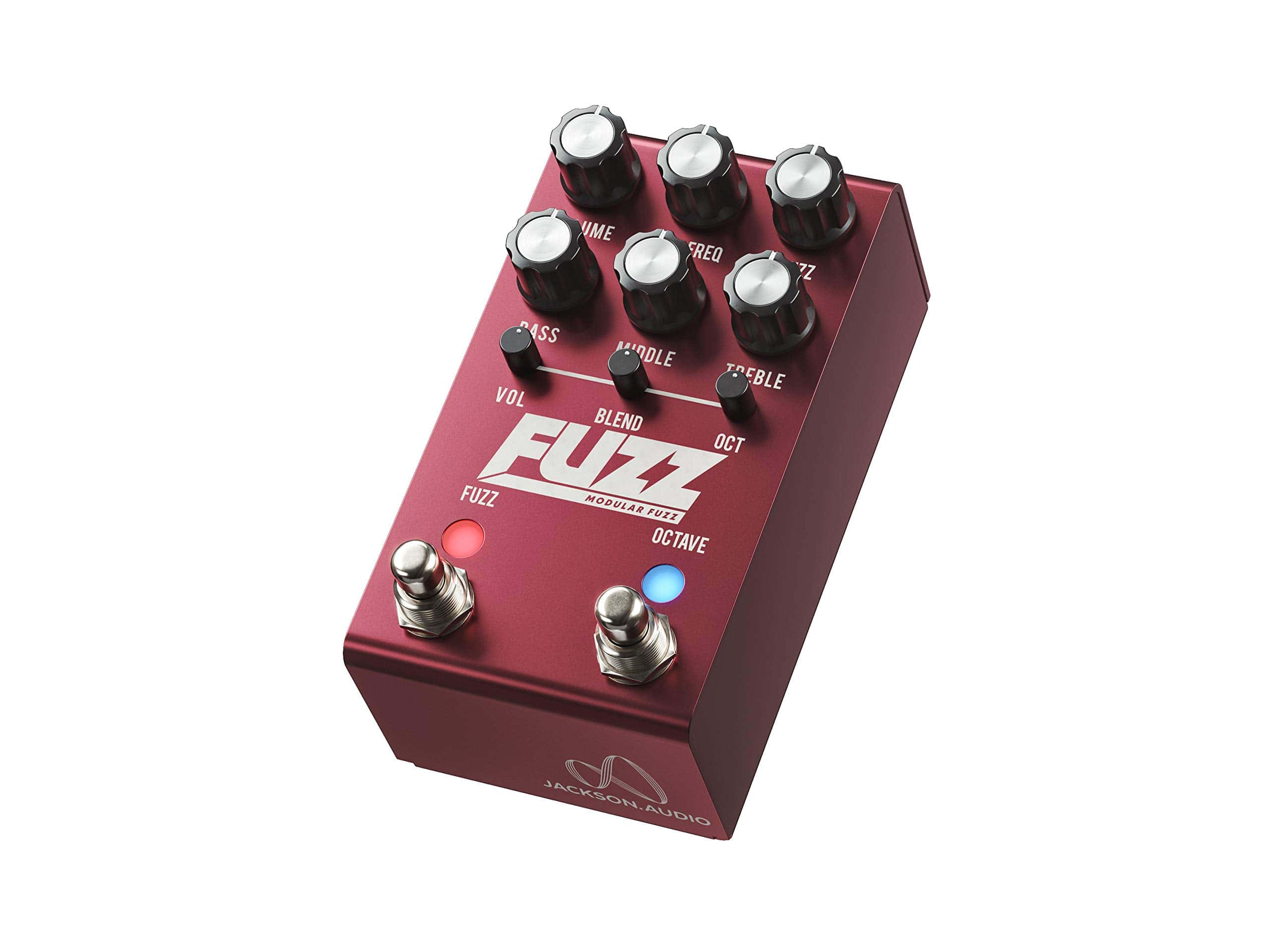 Pedal de Fuzz Modular Jackson Audio, Rojo