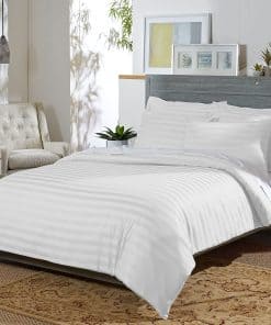 Juego de Funda Nórdica King de Bambú Puro, 3 Piezas,