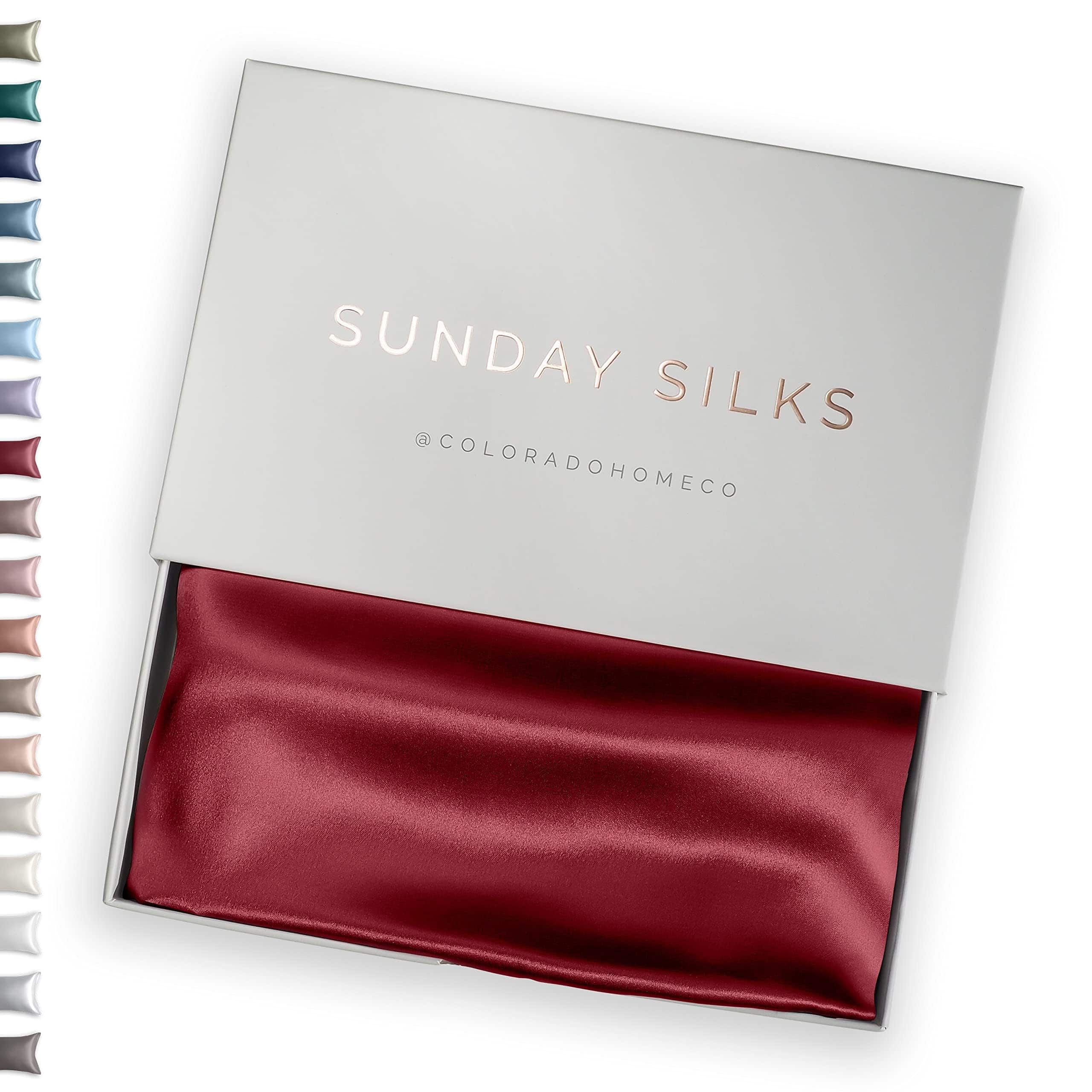 FUNDAS DE ALMOHADA DE SEDA PREMIUM DE SUNDAYSILKS� | Funda